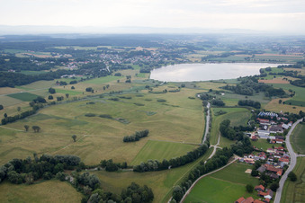 Vilstalsee Stausee Steimberg in Marklkofen im Bundesland Bayern, Deutschland