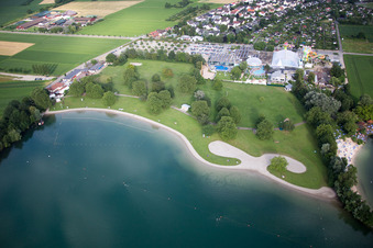 Weinheim-Lützelsachsen, Waidsee im Bundesland Baden-Württemberg, Deutschland