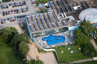 Weinheim-Lützelsachsen, Miramar im Bundesland Baden-Württemberg, Deutschland von oben