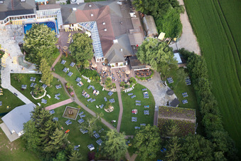 Weinheim-Lützelsachsen, Miramar im Bundesland Baden-Württemberg, Deutschland vom Flugzeug aus