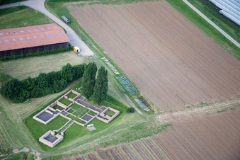 Römischer Gutshof Villa Rustika im Ortsteil Großsachsen in Hirschberg an der Bergstraße im Bundesland Baden-Württemberg, Deutschland