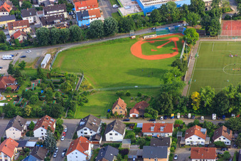 Baseballfeld der Schriesheim BC Raubritter e.V im Bundesland Baden-Württemberg, Deutschland