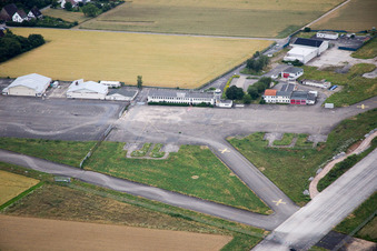 Ehem. Ami-Flugplatz im Ortsteil Patrick Henry Village in Heidelberg im Bundesland Baden-Württemberg, Deutschland