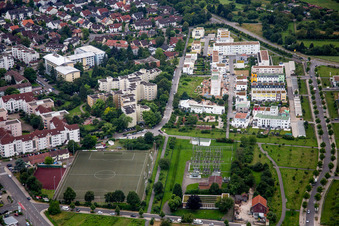 Siedlungsgebiet im Ortsteil Kirchheim in Heidelberg im Bundesland Baden-Württemberg, Deutschland