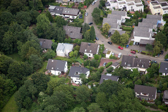 Luftbild von Ortsteil Emmertsgrund in Heidelberg im Bundesland Baden-Württemberg, Deutschland