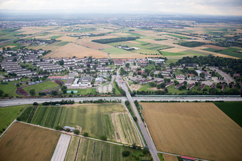 Luftbild von BAMF im Pattrik Henry Village im Ortsteil Patrick Henry Village in Heidelberg im Bundesland Baden-Württemberg, Deutschland