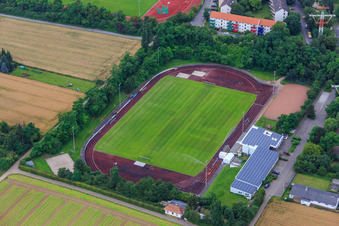 Sportplatz des ASV in Eppelheim im Bundesland Baden-Württemberg, Deutschland