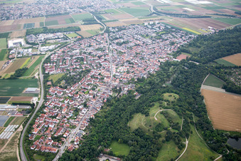 Ortsteil Maudach in Ludwigshafen am Rhein im Bundesland Rheinland-Pfalz, Deutschland