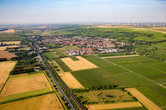 Guntersblum im Bundesland Rheinland-Pfalz, Deutschland