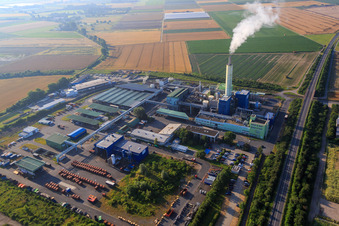 Werksgelände HIM GmbH (SAV) und HIM-ASG in Biebesheim am Rhein im Bundesland Hessen, Deutschland