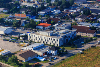 Luftaufnahme von Hope Media Europe e.V im Ortsteil Sandwiese in Alsbach-Hähnlein im Bundesland Hessen, Deutschland