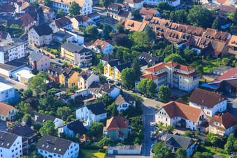 Bahnhofstr und Scheuergasse in Zwingenberg im Bundesland Hessen, Deutschland
