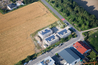 Ortsteil Auerbach in Bensheim im Bundesland Hessen, Deutschland von der Drohne aus gesehen