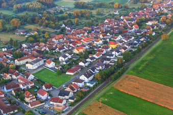 Luftbild von Im Ziegelfeld im Ortsteil Schaidt in Wörth am Rhein im Bundesland Rheinland-Pfalz, Deutschland