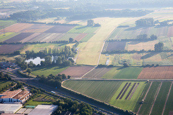 Segelflugplatz im Ortsteil Dannstadt in Dannstadt-Schauernheim im Bundesland Rheinland-Pfalz, Deutschland