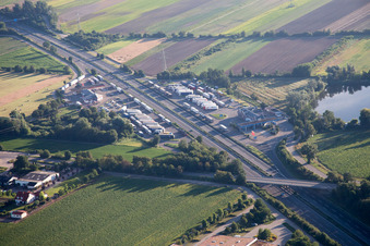 Raststätte Dannstadt an der A61 in Dannstadt-Schauernheim im Bundesland Rheinland-Pfalz, Deutschland