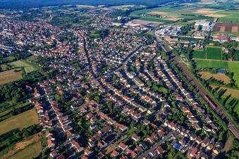 Mutterstadter Straße in Schifferstadt im Bundesland Rheinland-Pfalz, Deutschland