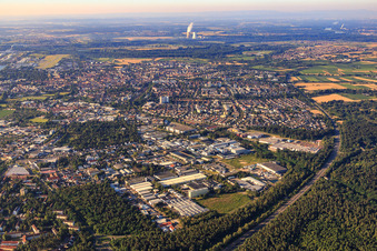 Industriegebiet Boschstraße mit Loeser GmbH - Niederberger Nibru in Speyer im Bundesland Rheinland-Pfalz, Deutschland