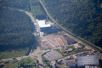 Neubau Parkhaus SEW eurodrive im Ortsteil Graben in Graben-Neudorf im Bundesland Baden-Württemberg, Deutschland