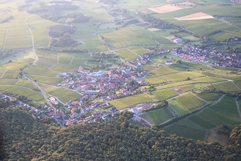 Ortsteil Gleishorbach in Gleiszellen-Gleishorbach im Bundesland Rheinland-Pfalz, Deutschland aus der Vogelperspektive
