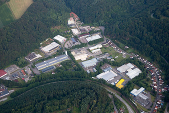 Luftbild von Ortsteil Burgalben in Waldfischbach-Burgalben im Bundesland Rheinland-Pfalz, Deutschland