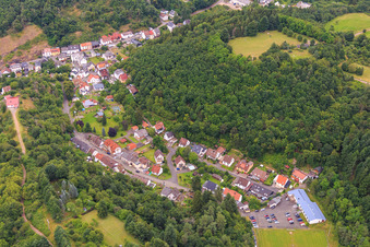 Sporthalle des Bollenbacher S.V im Ortsteil Kirchenbollenbach in Idar-Oberstein im Bundesland Rheinland-Pfalz, Deutschland