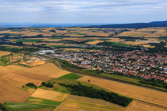 Stadtansicht aus Norden in Eisenberg im Bundesland Rheinland-Pfalz, Deutschland aus der Luft