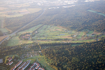 Luftbild von KA Golfclub Scheibenhardt im Ortsteil Beiertheim-Bulach in Karlsruhe im Bundesland Baden-Württemberg, Deutschland