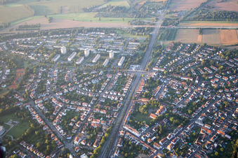 Ortsteil Rüppurr in Karlsruhe im Bundesland Baden-Württemberg, Deutschland