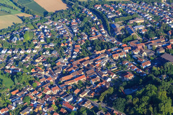 Bruchsaler Straße in Gondelsheim im Bundesland Baden-Württemberg, Deutschland