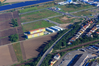 Gemeinschaftsunterkunft für Asylbewerber Waghäusel im Bundesland Baden-Württemberg, Deutschland