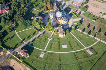 Palais des Schloss Eremitage Waghäusel in Waghäusel im Bundesland Baden-Württemberg, Deutschland