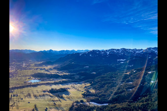 Brauneck von Norden in Lenggries im Bundesland Bayern, Deutschland
