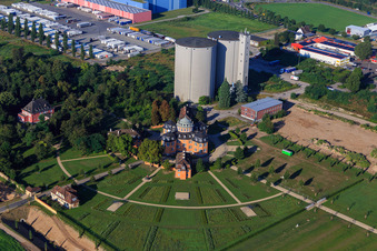 Drohnenaufname von Eremitage Waghäusel im Bundesland Baden-Württemberg, Deutschland