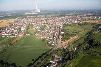 Ortsteil Oberhausen in Oberhausen-Rheinhausen im Bundesland Baden-Württemberg, Deutschland