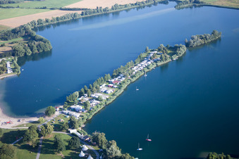 Oberhausen, Erlichsee in Oberhausen-Rheinhausen im Bundesland Baden-Württemberg, Deutschland