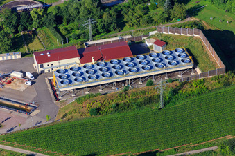 Geothermiekraftwerk Insheim im Bundesland Rheinland-Pfalz, Deutschland
