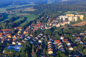 Wohnsiedlung Klosterwald im Ortsteil Frauenaurach in Erlangen im Bundesland Bayern, Deutschland