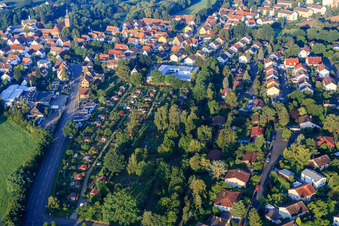 Gemeindezentrum im Ortsteil Frauenaurach in Erlangen im Bundesland Bayern, Deutschland