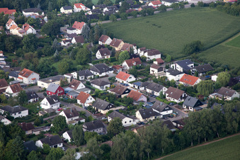 Billigheim-Ingenheim, Maxburgstr im Bundesland Rheinland-Pfalz, Deutschland von oben