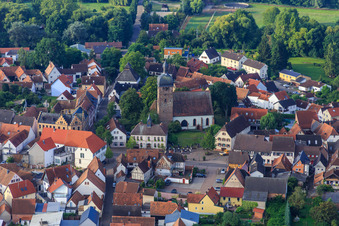Ev. Martinskirche Billigheim in Billigheim-Ingenheim im Bundesland Rheinland-Pfalz, Deutschland