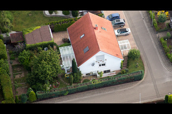 Luftbild von Billigheim-Ingenheim, Maxburgstr im Bundesland Rheinland-Pfalz, Deutschland