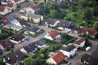 Billigheim-Ingenheim, Maxburgstr im Bundesland Rheinland-Pfalz, Deutschland aus der Luft