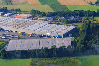 Luftbild von ZUFALL logistics group - Niederlassung Kandel und STS Group im Ortsteil Minderslachen im Bundesland Rheinland-Pfalz, Deutschland