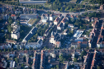 Sophienstraße St. Bonifatius Kirche im Ortsteil Weststadt in Karlsruhe im Bundesland Baden-Württemberg, Deutschland
