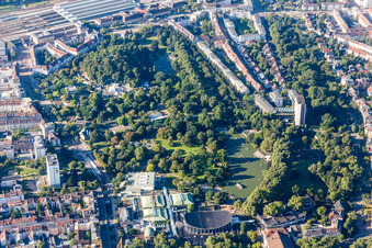 Zoologischer Stadtgarten im Ortsteil Südweststadt in Karlsruhe im Bundesland Baden-Württemberg, Deutschland