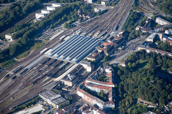 Karlsruhe, Hauptbahnhof im Ortsteil Südweststadt im Bundesland Baden-Württemberg, Deutschland