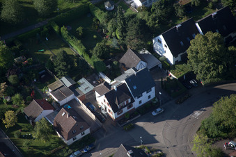 Hohenwettersbach, Neuer Weg in Karlsruhe im Bundesland Baden-Württemberg, Deutschland aus der Luft