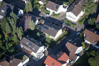 Wolfartsweier, Hellenstrasse in Karlsruhe im Bundesland Baden-Württemberg, Deutschland