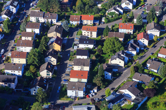 Egelseestr im Ortsteil Wolfartsweier in Karlsruhe im Bundesland Baden-Württemberg, Deutschland